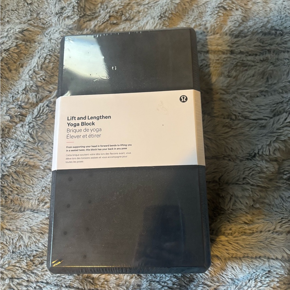 Lululemon Black Foam Yoga Block